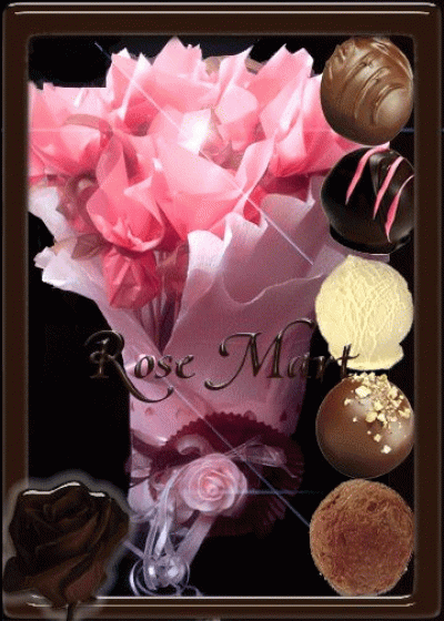 Букет - подарък от шоколадови трюфели 21 бр Charmy Rose